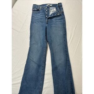 Levi's Ribcage Boot Jeans Women's Size 28 Blue Denim